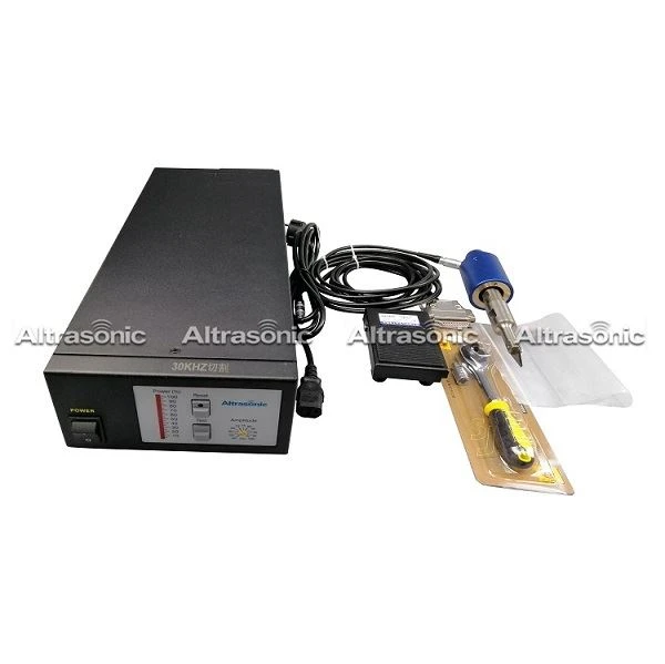 Αυτόματο μαχαίρι κοπής υπερήχων 300W με καλό φινίρισμα για κοπή ή ξεφλούδισμα υαλοβάμβακα